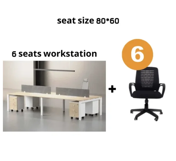 6 Seats Workstation Package